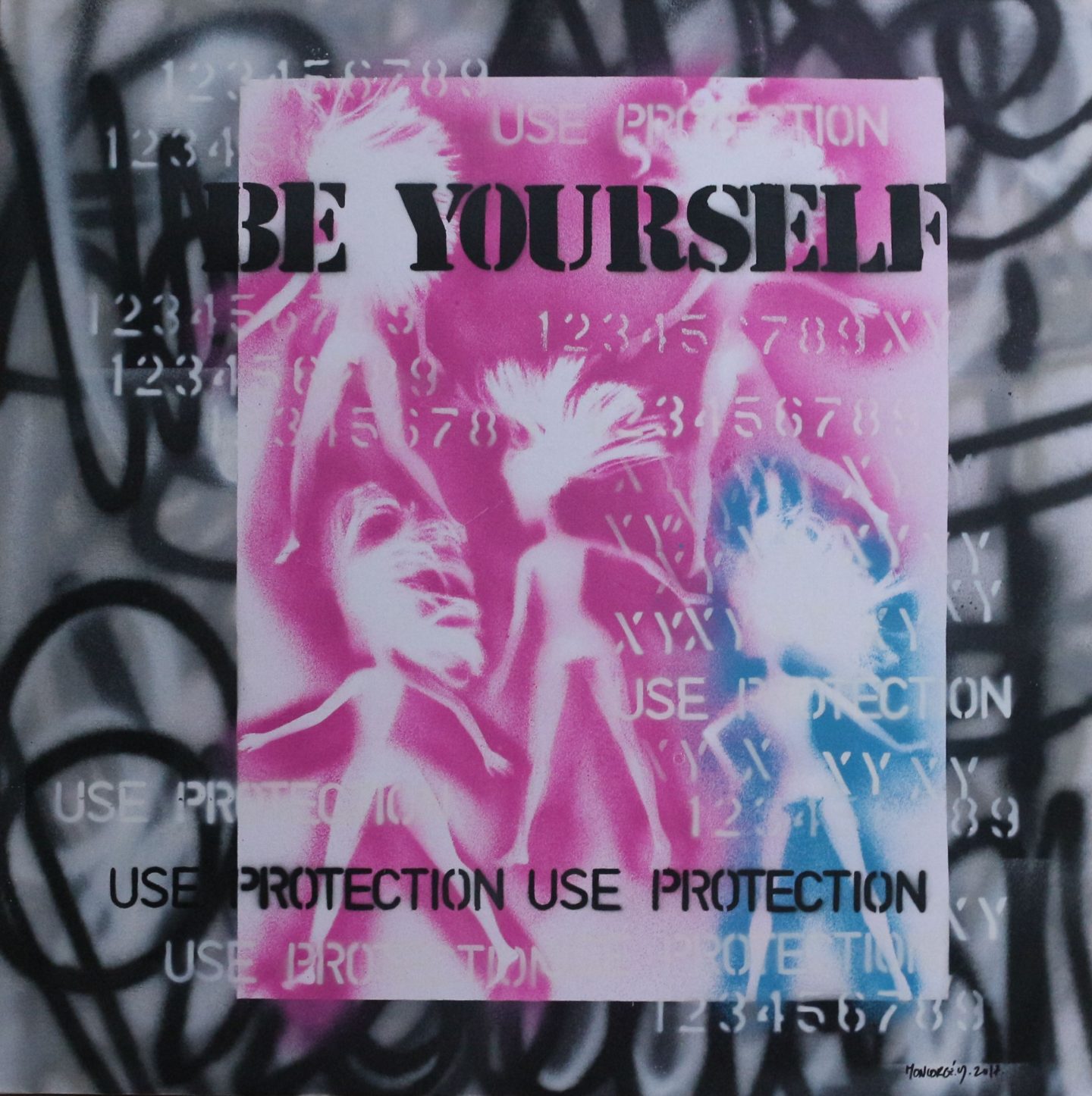 BARBIEMETRIE. Série FIGHT: "BE YOURSELF USE PROTECTION".