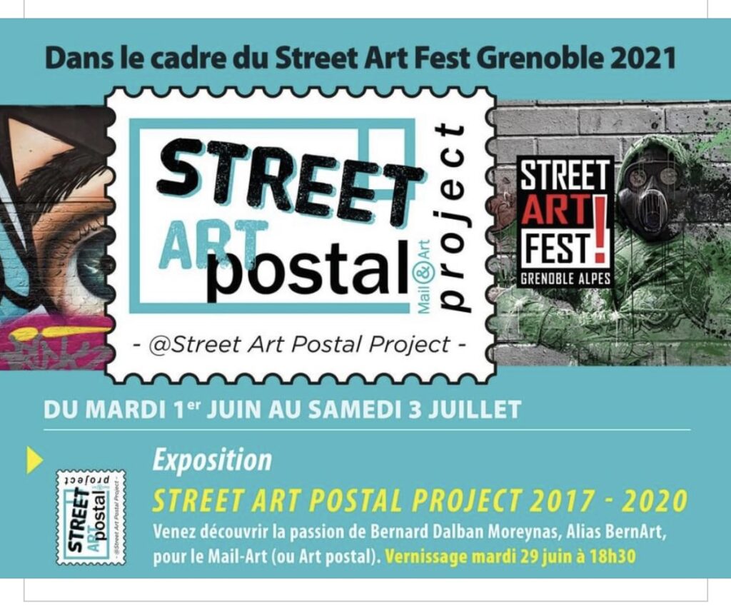 Mail Art barbiemetrie 2017 expo street fest art Grenoble