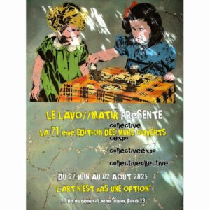 affiche le lavo mur ouverts 71