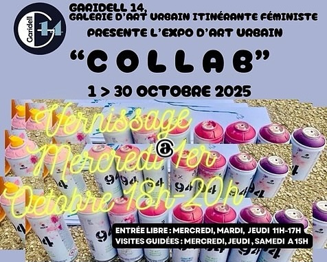 « C O L L A B » au « TOUTÉLA ». Du 1er au 30 octobre 2025. Paris 20ème.